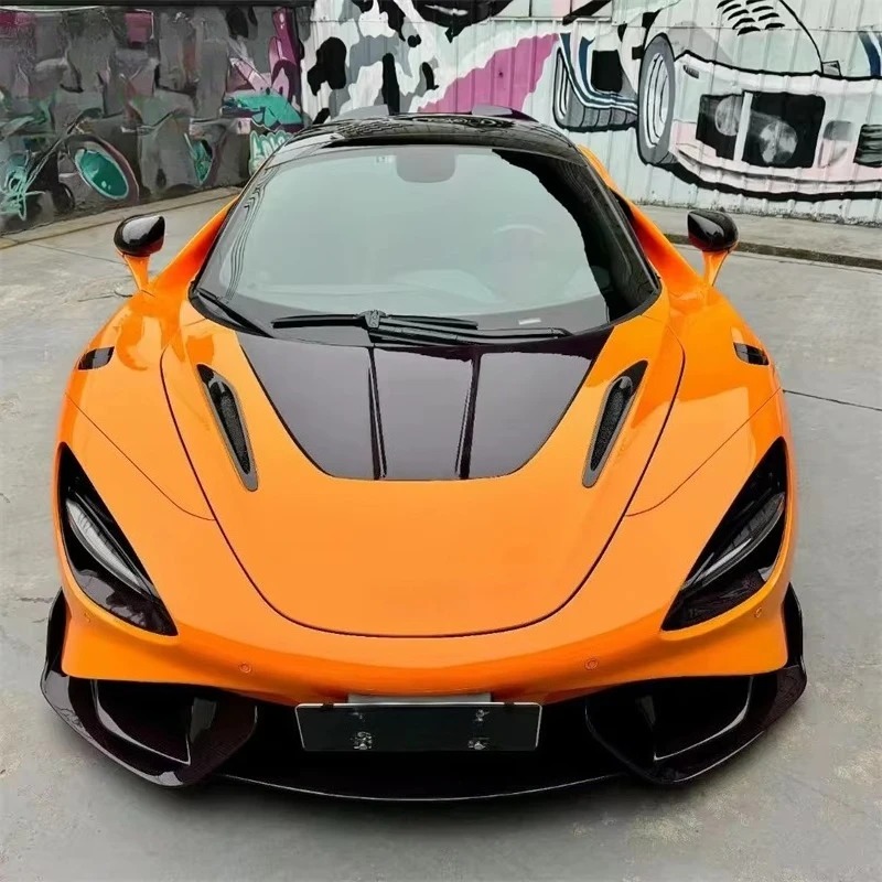 765LT Style Carbon Fiber Body Kit for  720S Upgraded 765LT Front Bumper Rear Bumper Rear Spoiler Fender Exhaust Pipe